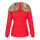 Marikoo Nekoo warm gefütterte Damen Winter Jacke mit Kunstfell B658 Rot Größe L - Gr. 40
