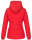 Marikoo Nekoo warm gefütterte Damen Winter Jacke mit Kunstfell B658 Rot Größe XL - Gr. 42