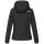 Marikoo Erdbeere Designer Damen Winter leicht gefüttert mit Kapuze B659 Schwarz Größe XXL - Gr. 44