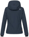 Marikoo Erdbeere Designer Damen Winter leicht gefüttert mit Kapuze B659 Navy Größe XL - Gr. 42