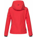 Marikoo Erdbeere Designer Damen Winter leicht gefüttert mit Kapuze B659 Rot Größe M - Gr. 38