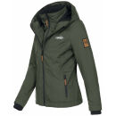 Marikoo Erdbeere Designer Damen Winter leicht gefüttert mit Kapuze B659 Olive Größe M - Gr. 38