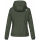 Marikoo Erdbeere Designer Damen Winter leicht gefüttert mit Kapuze B659 Olive Größe L - Gr. 40