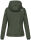 Marikoo Erdbeere Designer Damen Winter leicht gefüttert mit Kapuze B659 Olive Größe XL - Gr. 42