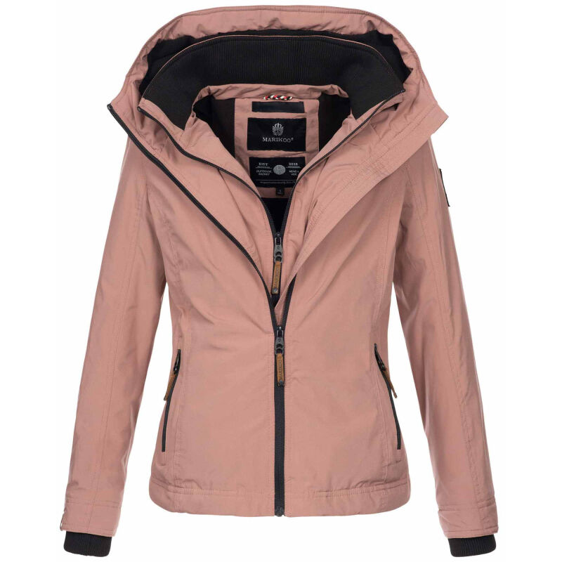 Marikoo Erdbeere Designer Damen Winter leicht gefüttert mit Kapuze B659 Terrakotta Größe M - Gr. 38