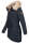 Navahoo warme Damen Winter Jacke lang mit Kunstfell B660 Navy Größe S - Gr. 36