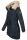 Navahoo warme Damen Winter Jacke lang mit Kunstfell B660 Navy Größe M - Gr. 38