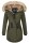 Navahoo warme Damen Winter Jacke lang mit Kunstfell B660 Olive Größe XL - Gr. 42