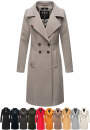 Navahoo Wooly Damen Trenchcoat Winter Mantel B661