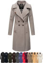 Navahoo Wooly Damen Trenchcoat Winter Mantel B661