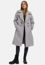 Navahoo Wooly Damen Trenchcoat Winter Mantel B661