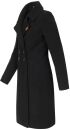 Navahoo Wooly Damen Trenchcoat Winter Mantel B661 Schwarz Größe XS - Gr. 34