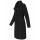 Navahoo Wooly Damen Trenchcoat Winter Mantel B661 Schwarz Größe XL - Gr. 42