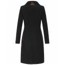 Navahoo Wooly Damen Trenchcoat Winter Mantel B661 Schwarz Größe XXL - Gr. 44