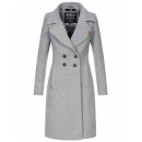 Navahoo Wooly Damen Trenchcoat Winter Mantel B661...