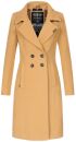 Navahoo Wooly Damen Trenchcoat Winter Mantel B661 Camel Größe M - Gr. 38