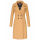 Navahoo Wooly Damen Trenchcoat Winter Mantel B661 Camel Größe XL - Gr. 42