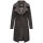 Navahoo Wooly Damen Trenchcoat Winter Mantel B661 Anthrazit Größe XS - Gr. 34