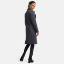 Navahoo Wooly Damen Trenchcoat Winter Mantel B661 Anthrazit Größe L - Gr. 40