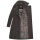 Navahoo Wooly Damen Trenchcoat Winter Mantel B661 Anthrazit Größe L - Gr. 40