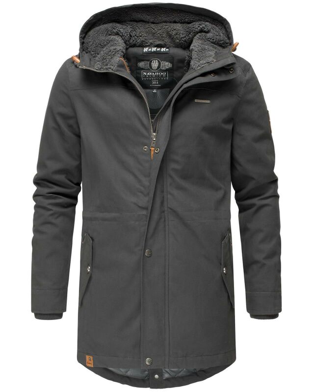 Navahoo Manakaa Herren Winter Jacke B662 Anthrazit Größe XL - Gr. XL