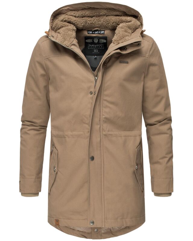 Navahoo Manakaa Herren Winter Jacke B662 Hellbraun Größe L - Gr. L