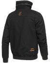 Navahoo Herren kurze Piloten Winter Jacke mit Teddyfell und Hochkragen B663