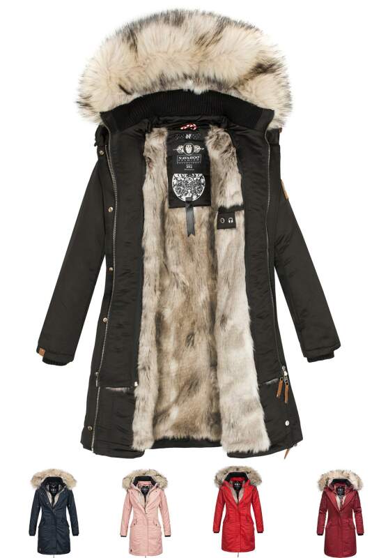 Daylight mit Winter Jacke warme Kunstfell, Premium Damen Navahoo 129,90 Parka €