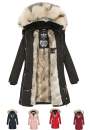 Navahoo Daylight Premium warme Damen Winter Jacke Parka mit Kunstfell B664