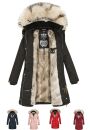 Navahoo Daylight Premium warme Damen Winter Jacke Parka mit Kunstfell B664