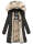 Navahoo Daylight Premium warme Damen Winter Jacke Parka mit Kunstfell B664 Schwarz Größe XL - Gr. 42