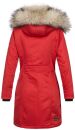 Navahoo Daylight Premium warme Damen Winter Jacke Parka mit Kunstfell B664 Rot Größe XS - Gr. 34