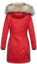 Navahoo Daylight Premium warme Damen Winter Jacke Parka mit Kunstfell B664 Rot Größe XS - Gr. 34