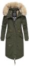 Navahoo Kin-Joo Damen Winterjacke B665 Olive...