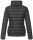 Marikoo Poisen Damen Winter Jacke Stepp Winterjacke mit Stehkragen warm gefüttert B667 Schwarz Größe M - Gr. 38