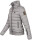Marikoo Poisen Damen Winter Jacke Stepp Winterjacke mit Stehkragen warm gefüttert B667 Grau Größe XS - Gr. 34