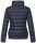 Marikoo Poisen Damen Winter Jacke Stepp Winterjacke mit Stehkragen warm gefüttert B667 Navy Größe XS - Gr. 34