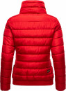 Marikoo Poisen Damen Winter Jacke Stepp Winterjacke mit Stehkragen warm gefüttert B667 Rot Größe M - Gr. 38