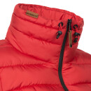 Marikoo Poisen Damen Winter Jacke Stepp Winterjacke mit Stehkragen warm gefüttert B667 Rot Größe M - Gr. 38