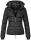 Marikoo Sole Designer Damen Winter Jacke Steppjacke B668 Schwarz Größe XS - Gr. 34