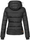 Marikoo Sole Designer Damen Winter Jacke Steppjacke B668 Schwarz Größe XL - Gr. 42