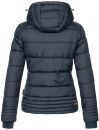 Marikoo Sole Designer Damen Winter Jacke Steppjacke B668 Navy Größe S - Gr. 36