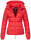 Marikoo Sole Designer Damen Winter Jacke Steppjacke B668 Rot Größe XS - Gr. 34