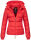 Marikoo Sole Designer Damen Winter Jacke Steppjacke B668 Rot Größe XS - Gr. 34