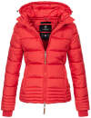 Marikoo Sole Designer Damen Winter Jacke Steppjacke B668 Rot Größe S - Gr. 36
