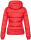 Marikoo Sole Designer Damen Winter Jacke Steppjacke B668 Rot Größe M - Gr. 38