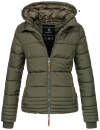 Marikoo Sole Designer Damen Winter Jacke Steppjacke B668 Forest Green Größe XS - Gr. 34