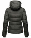 Marikoo Sole Designer Damen Winter Jacke Steppjacke B668 Anthrazit Größe M - Gr. 38