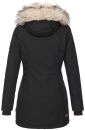 Navahoo Cristal Damen Winterjacke Parka mit Kunstfell B669 Schwarz Gr.XS