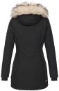 Navahoo Cristal Damen Winterjacke Parka mit Kunstfell B669 Schwarz Gr.XL